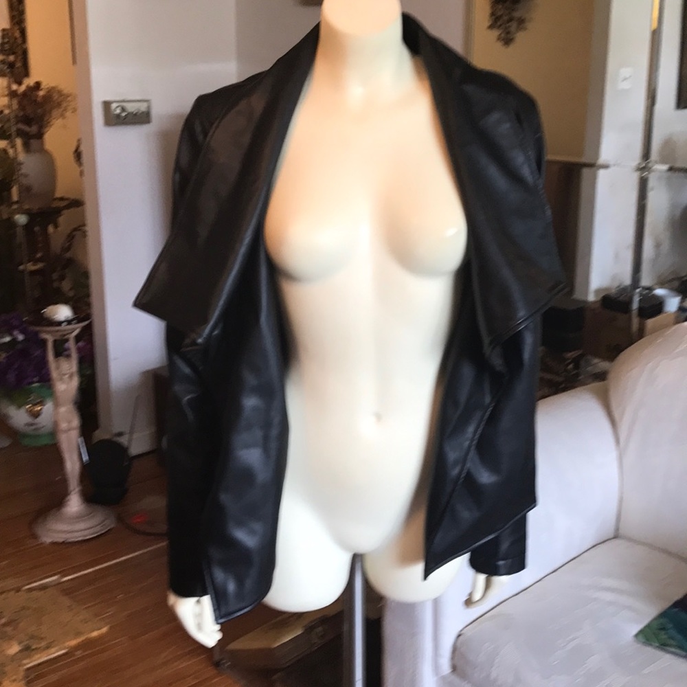 Jack by BB Dakota Faux Leather Jacket - W Medium